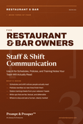 Staff & Shift Communication: Use AI for Schedules, Policies, and Training Notes Your Team Will Actually Read