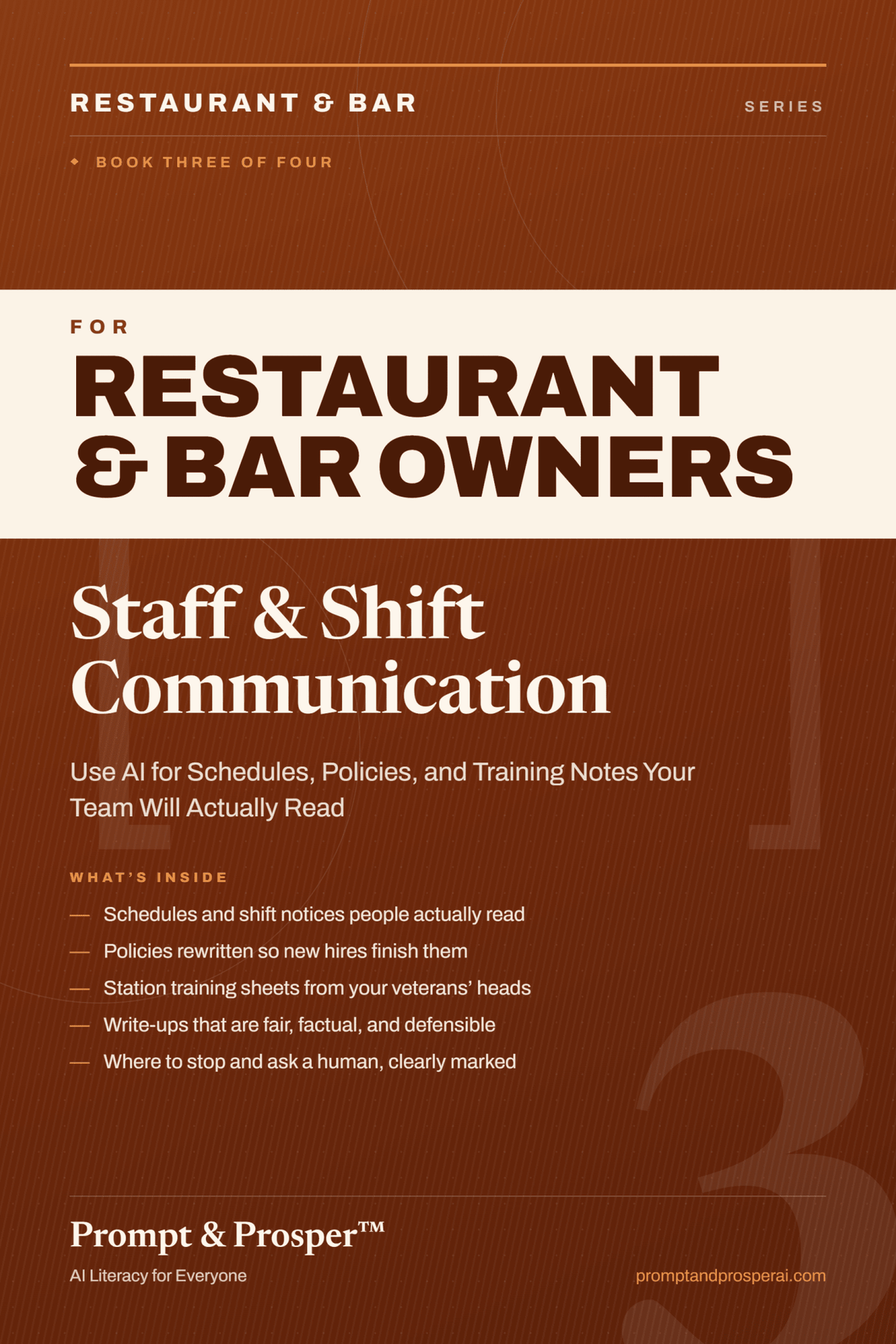Staff & Shift Communication: Use AI for Schedules, Policies, and Training Notes Your Team Will Actually Read