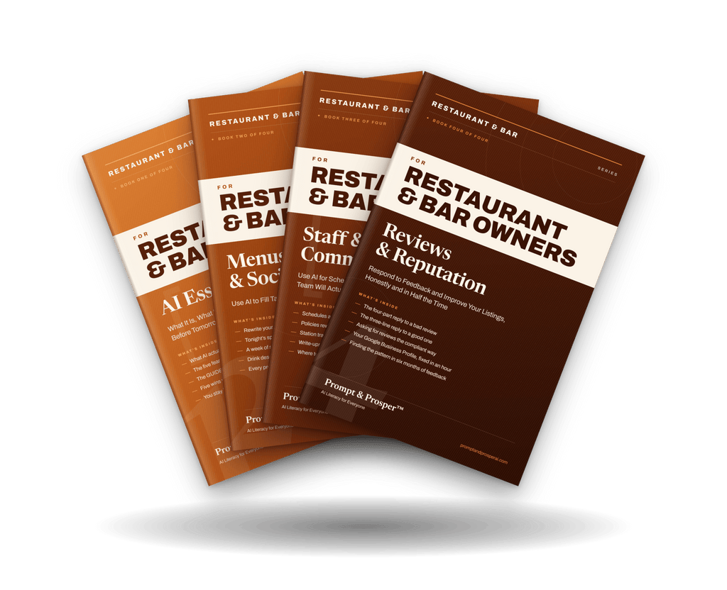 The Restaurant & Bar Series: All 4 Books