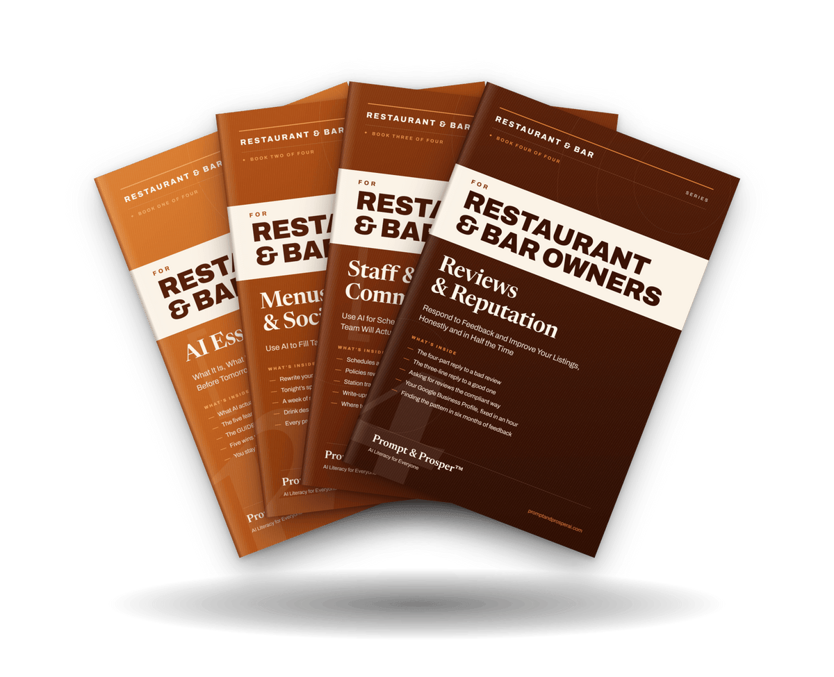 The Restaurant & Bar Series: All 4 Books