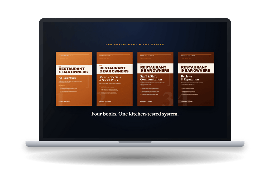 The Restaurant & Bar Series: All 4 Books