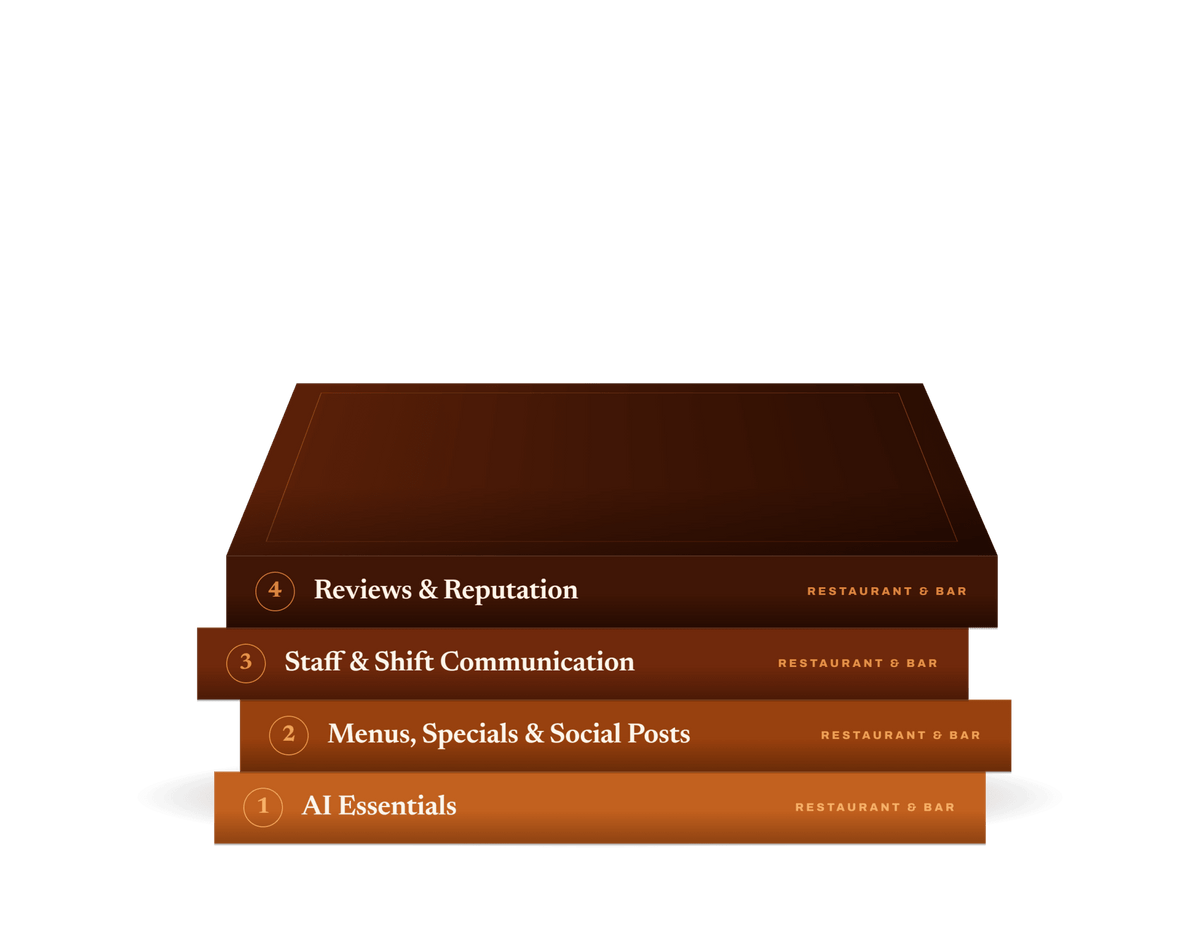 The Restaurant & Bar Series: All 4 Books