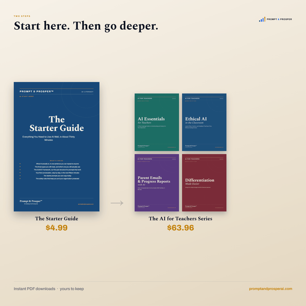 Prompt and Prosper:  The Starter Guide