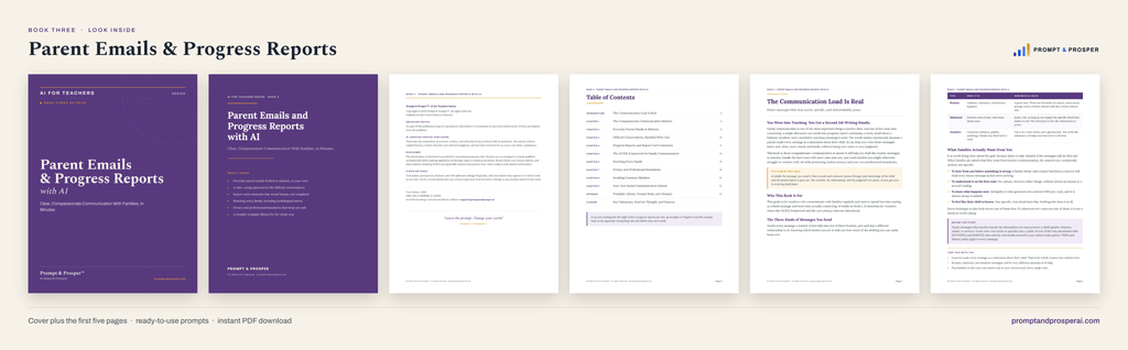 Parent Emails and Progress Reports with AI