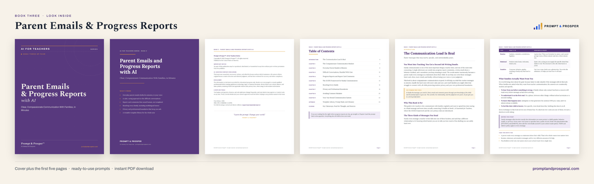 Parent Emails and Progress Reports with AI