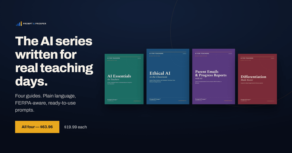 AI for Teachers (K-12) Series Bundle