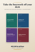 AI for Teachers (K-12) Series Bundle